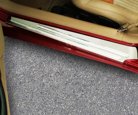 American Car Craft 1997-2004 C5/Z06 Corvette - Outer Door Sills with NO Ribs 2Pc, Polished Stainless Steel 031011