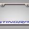 American Car Craft 2014-2019 C7 Corvette - License Plate Frame STINGRAY Lettering, Stainless Steel, Choose Vinyl or LED Color 052032