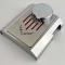 American Car Craft 2014-2019 C7 Corvette Master Cylinder Cover Manual Polished Stainless with Brushed Ribbed Top Plate Corvette Flag Style, Choose Color 053124