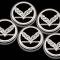 American Car Craft 2016-2019 C7 Grand Sport Corvette - Fluid Cap Cover Set with Crossed Flags & Grand Sport, Choose Color/Transmission 053099