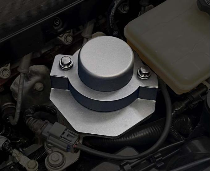 American Car Craft 2014-2019 C7 Corvette Vacuum Pump Actuator with Cap, Powder Coated Black Textured 053138