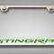 American Car Craft 2014-2019 C7 Corvette - License Plate Frame STINGRAY Lettering, Stainless Steel, Choose Vinyl or LED Color 052032