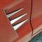 American Car Craft 2005-2013 C6 Corvette - Vent Spears only 6Pc, Polished Stainless Steel 042048