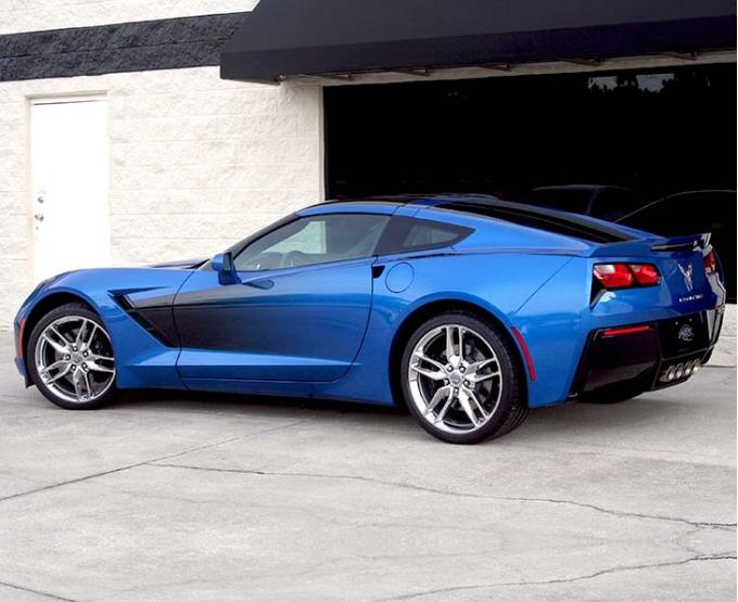 American Car Craft 2014-2019 C7 Corvette Stingray - Side Graphic Sport Fade, Premium Vinyl 052021