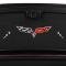 American Car Craft 2005-2013 C6 Corvette Convertible only - Trunk Lid Liner Fastener Cover Kit 2Pc, Chrome 041031