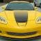 American Car Craft 2006-2013 Z06/ZR1/GS C6 Corvette - Hood Graphic Fade Large, Premium Vinyl Graphic 042031