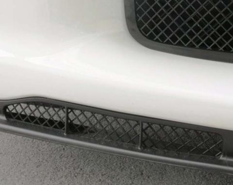 American Car Craft 2006-2013 Z06/GS/ZR1 Corvette - Air Dam Grilles, Blakk Stealth Stainless Laser Mesh 042100