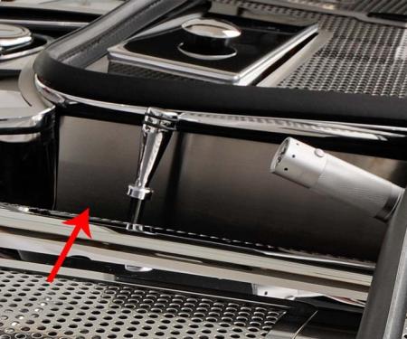 American Car Craft 1997-2004 C5/Z06 Corvette - Battery Shroud Cover, Brushed Stainless Steel 033053