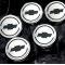 American Car Craft 1997-2013 C5/C6 Corvette - Chevrolet 'Bowtie' Fluid Cap Covers 5Pc Auto Transmission, Choose Inlay Color 043096