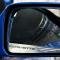 American Car Craft 2014-2019 C7 Corvette - Side View Mirror Trim with Etched CORVETTE with Color Slots 2Pc, Brushed, Choose Color 052029