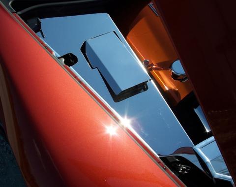 American Car Craft 2005-2013 C6/GS Corvette - Inner Fender Covers 4Pc, Polished Stainless Steel 043017