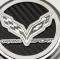 American Car Craft 2016-2019 C7 Grand Sport Corvette - Fluid Cap Cover Set with Crossed Flags & Grand Sport, Choose Color/Transmission 053099