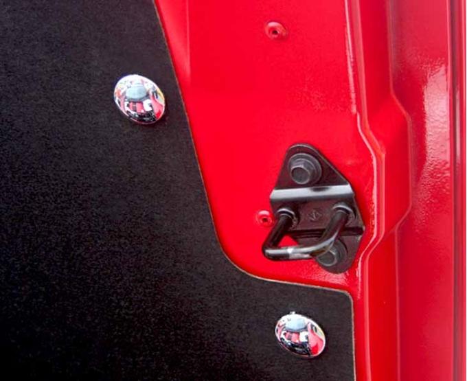 American Car Craft 1997-2013 C5/C6 Corvette - Chrome Hood Button Kit for Factory Hood Pad 15Pc, 1.00" 043003