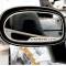 American Car Craft 2005-2013 C6 Corvette - CORVETTE Style Side View Mirror Trim 2Pc [Standard], Brushed Stainless 042086