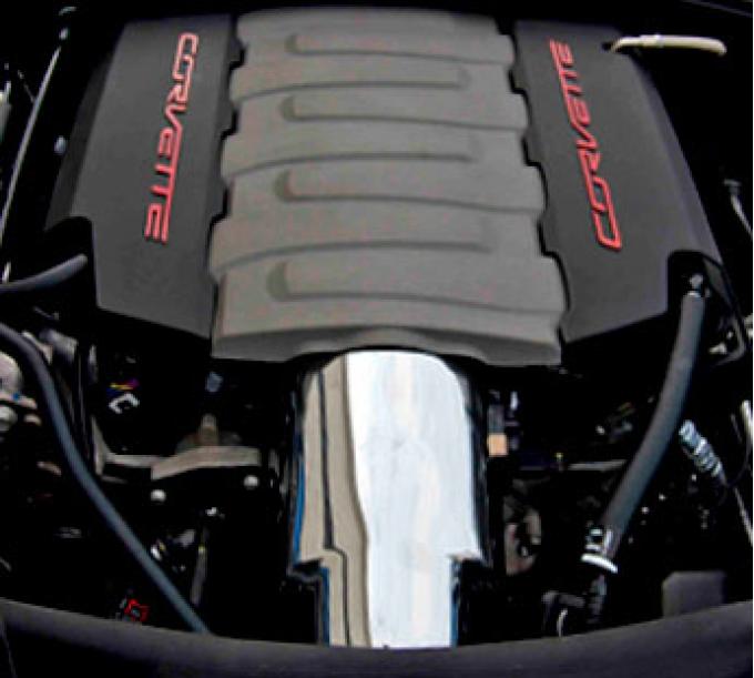 American Car Craft 2014-2019 C7/Z51/Grand Sport Corvette - ABS Throttle Body Cover, Triple Plated Chrome 053043