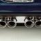 American Car Craft 2005-2013 C6 Corvette - Polished Exhaust Filler Panel, Borla Sport Quad Oval Tips, Stainless Steel 042017