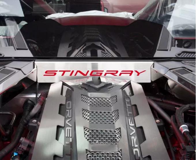 American Car Craft 2020-2024 C8 Corvette Lower Rear Window Accent 'STINGRAY' Style, Choose Color 883045