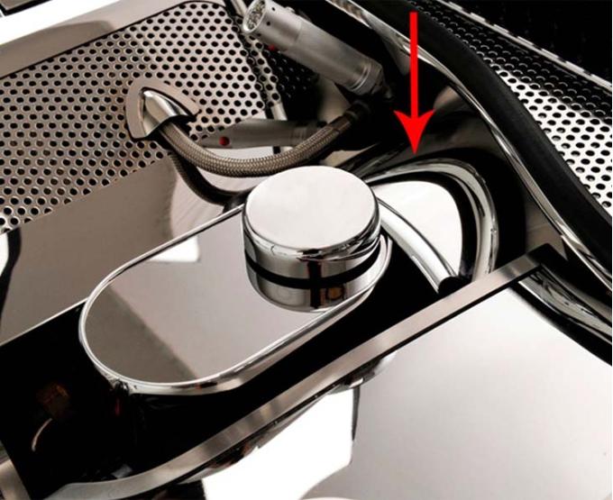 American Car Craft 2008-2013 C6 Corvette - Brake Booster Cover (2008-13 only), Polished Stainless Steel 043012
