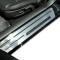 American Car Craft 2005-2007 C6 Corvette - Outer Door Sills with Chrome Ribs 2Pc, Brushed Stainless Steel 041018