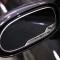 American Car Craft 2005-2013 C6 Corvette - Side View Mirror Trim Crossed Flags 2Pc [Auto-Dim], Brushed Stainless 042087