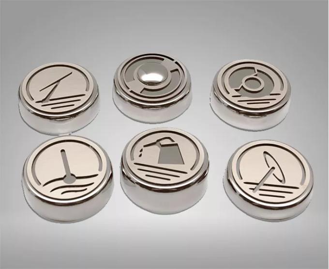 American Car Craft 2005-2013 C6 Corvette - Executive Series Fluid Cap Covers 6Pc, Manual Transmisson 043117
