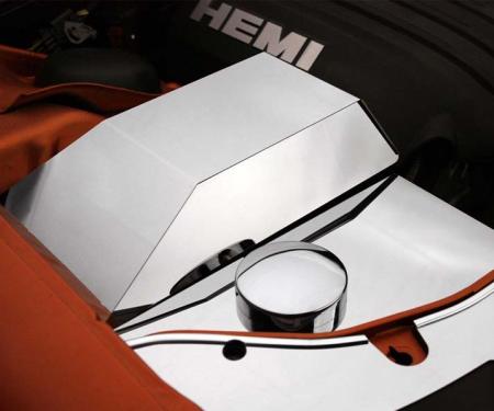 American Car Craft 2011-2014 Dodge Charger/Chrysler 300 - Fuse Box/Anti-Lock Brake Cover with Cap, Polished Stainless Steel 333004