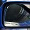 American Car Craft 2014-2019 C7 Corvette - Side View Mirror Trim with Etched CORVETTE with Color Slots 2Pc, Brushed, Choose Color 052029