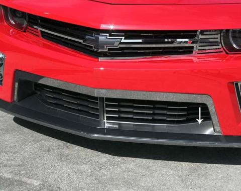 American Car Craft 2012-2013 Camaro ZL1 - Splitter Lower Front Trim, Brushed Stainless Steel 102076