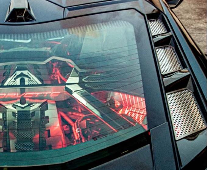American Car Craft 2020-2024 C8 Corvette - Perforated Rear Hood Vent ...