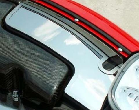 American Car Craft 1997-2004 C5/Z06 Corvette - Inner Fender EXTENDED Accent Plates, Polished Stainless Steel 033026