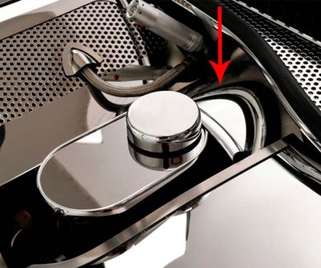 American Car Craft 1997-2004 C5/Z06 Corvette - Brake Booster Cover, Polished Stainless Steel 033015