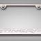 American Car Craft 2014-2019 C7 Corvette - License Plate Frame STINGRAY Lettering, Stainless Steel, Choose Vinyl or LED Color 052032