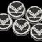 American Car Craft 2016-2019 C7 Grand Sport Corvette - Fluid Cap Cover Set with Crossed Flags & Grand Sport, Choose Color/Transmission 053099