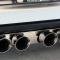 American Car Craft 2005-2013 C6 Corvette - Polished Exhaust Filler Panel, Corsa 4.0 Quad Tips, Stainless Steel 042013