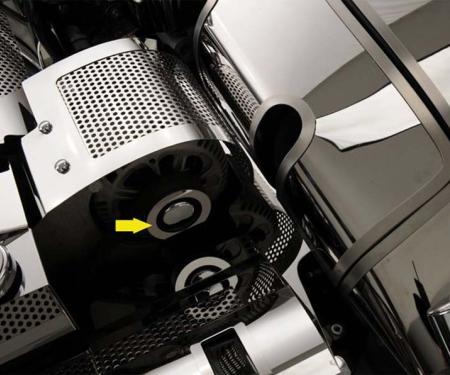 American Car Craft 1997-2004 C5/Z06 Corvette - Alternator Pulley Dress-Up Kit, Polished Stainless Steel 033068