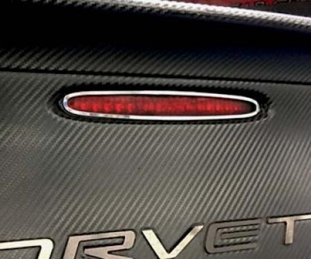 American Car Craft 1997-2004 C5 Corvette - 5th Brake Light Trim 1Pc, Polished Stainless Steel 032043