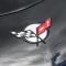 American Car Craft 1997-2004 C5/Z06 Corvette - Emblem Inserts Front and Rear 8Pc, Polished Stainless 032036