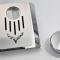 American Car Craft 2014-2019 C7 Corvette Master Cylinder Cover Manual Polished Stainless with Brushed Ribbed Top Plate Corvette Flag Style, Choose Color 053124