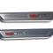 American Car Craft 2006-2013 C6 Corvette Z06 - Outer Door Sills Z06 Logo Inlay 2Pc, Stainless Steel 041054