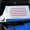 American Car Craft 2014-2019 Corvette Z06/Z51/C7 Stingray - Fuse Box Cover with Ribbed Slots, Polished Stainless Steel, Choose Color 053037
