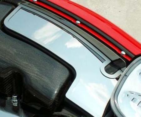 American Car Craft 1997-2004 C5/Z06 Corvette - Inner Fender EXTENDED Accent Plates, Polished Stainless Steel 033026