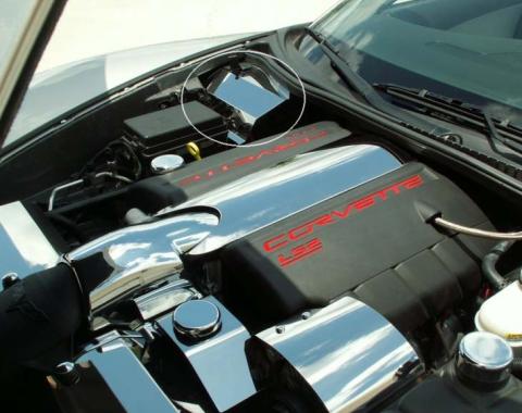 American Car Craft 2005-2007 C6 Corvette - Battery Cover (2005-07 only), Polished Stainless Steel 043006
