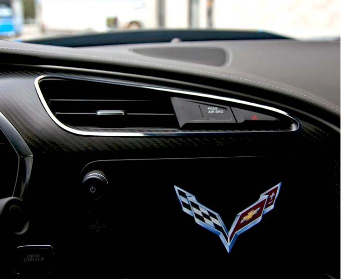 American Car Craft 2014-2019 C7/Z51 Corvette Stingray - A/C Vent Trim 2Pc, Polished Stainless Steel 051014
