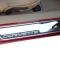 American Car Craft 2005-2007 C6 Corvette - Outer Stock Pad Door Sills Inserts 2Pc, Polished Stainless Steel 041011