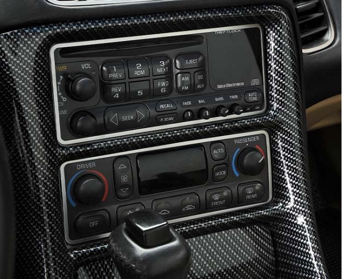 American Car Craft 1997-2004 C5/Z06 Corvette - Dash Trim Kit 6Pc, Brushed Stainless Steel 031031