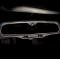 American Car Craft 1997-2004 C5/Z06 Corvette - Rear View Mirror Trim with Crossed Flags [Standard], Brushed Stainless 031008