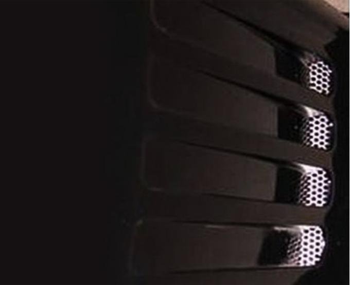 American Car Craft 1991-1994 C4 Corvette - Side Vent Grilles Perforated 2Pc, Polished Finish 022003