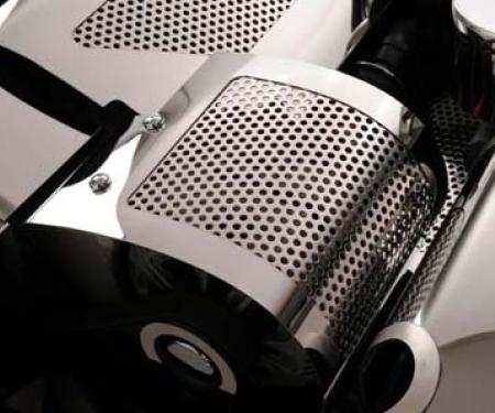 American Car Craft 1997-2004 C5/Z06 Corvette - Alternator Cover Perforated, Polished Stainless Steel 033051