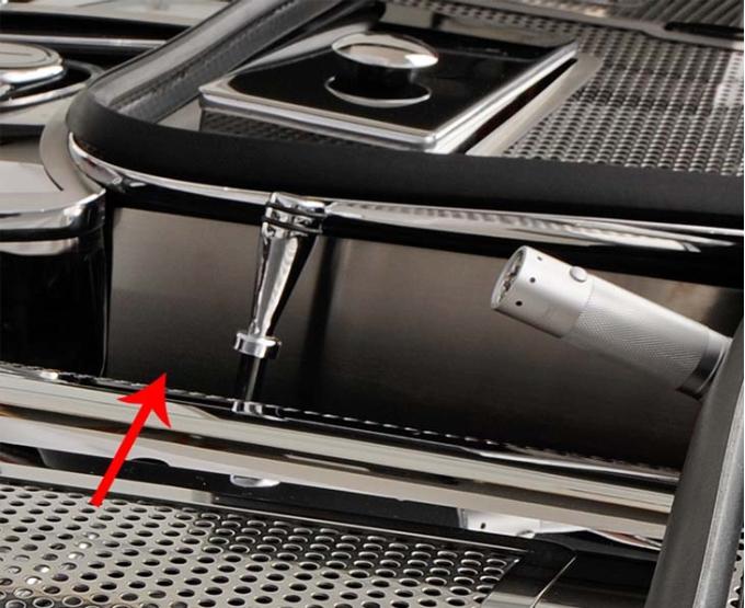 American Car Craft 1997-2004 C5/Z06 Corvette - Battery Shroud Cover, Brushed Stainless Steel 033053