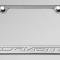 American Car Craft 2014-2019 C7 Corvette - License Plate Frame CORVETTE Lettering, Stainless Steel, Choose Vinyl or LED Color 052033